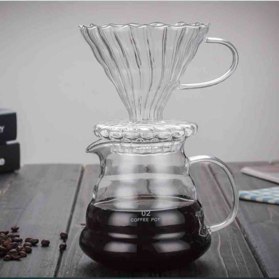 Epinox Cam Kulplu Kahve Demleme Aparatı Dripper ( CKD-60 )