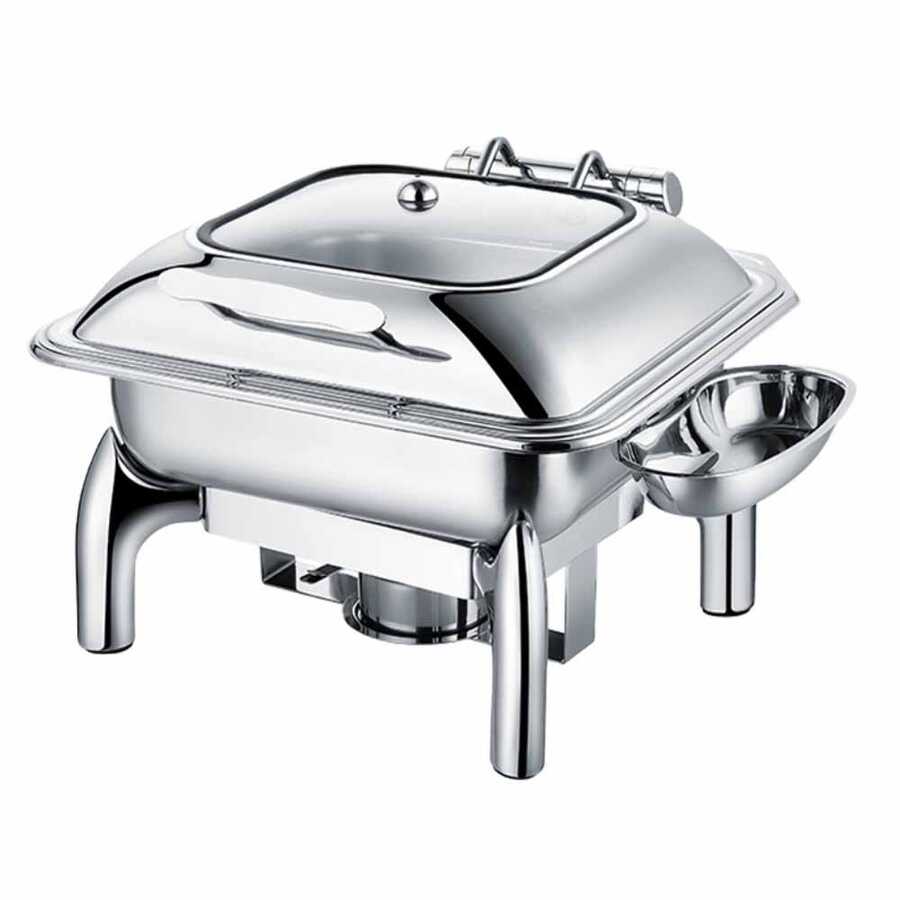 Epinox Chafing Dish Dörtgen Hidrolik Kapak Gn 2/3 ( CDH-6 ) Epinox Chafing Dish Dörtgen Hidrolik Kapak Gn 2/3 ( CDH-6 )