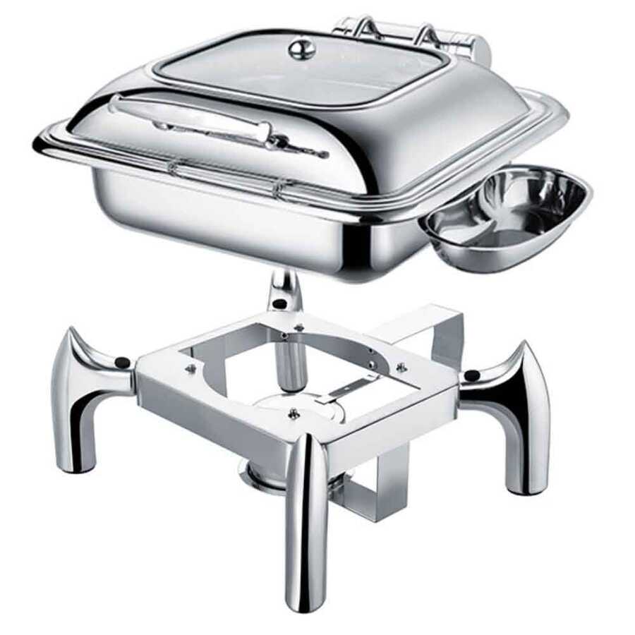 Epinox Chafing Dish Dörtgen Hidrolik Kapak Gn 2/3 ( CDH-6 ) Epinox Chafing Dish Dörtgen Hidrolik Kapak Gn 2/3 ( CDH-6 )