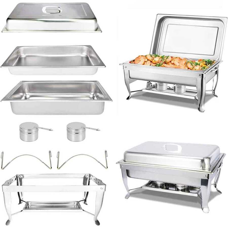 Epinox Chafıng Dish Reşo Ekonomik 9 L ( CDE-9 ) Epinox Chafıng Dish Reşo Ekonomik 9 L ( CDE-9 )