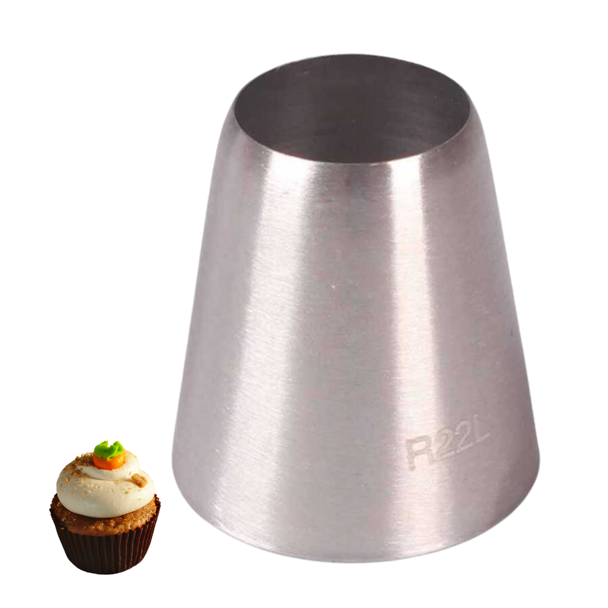 Epinox DY-R22L Yuvarlak Pasta Süsleme Duyu – 36 × 22 × 39 mm Epinox DY-R22L Yuvarlak Pasta Süsleme Duyu – 36 × 22 × 39 mm