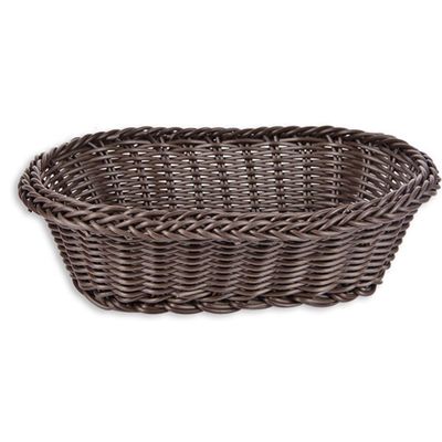 Epinox İnce Oval Koyu Kahve Ekmek Sepeti ( İPLS-28OKK )