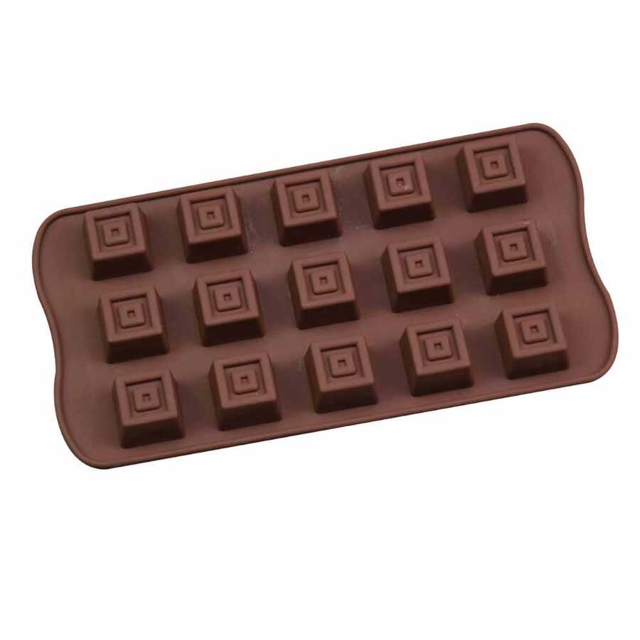 Epinox Silikon Çikolata Kalıbı Kare 20.8*10.4*1.8cm ( KRS-20 )