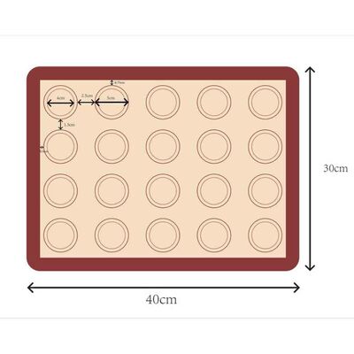 Epinox Silikon Makaron Mat 40*30 Cm ( SMM-43 )