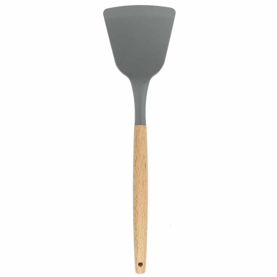 Epinox Silikon Servis Spatulası Ahşap Sap ( ASP-12 ) Epinox Silikon Servis Spatulası Ahşap Sap ( ASP-12 )