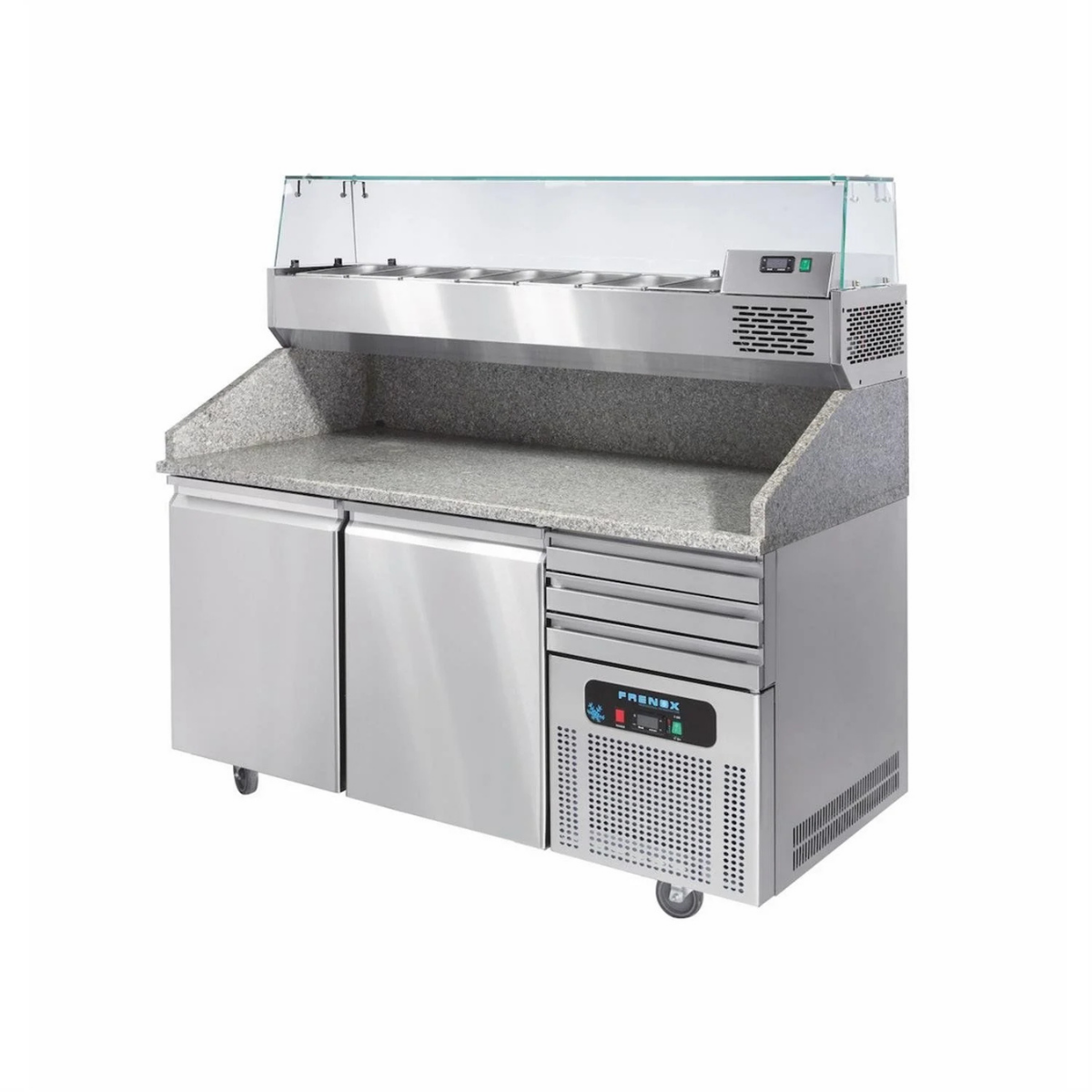 Frenox BZT 160-3D-R290 Üç Kapılı Pizza Buzdolabı160*80*108 cm (430) Frenox BZT 160-3D-R290 Üç Kapılı Pizza Buzdolabı160*80*108 cm (430)