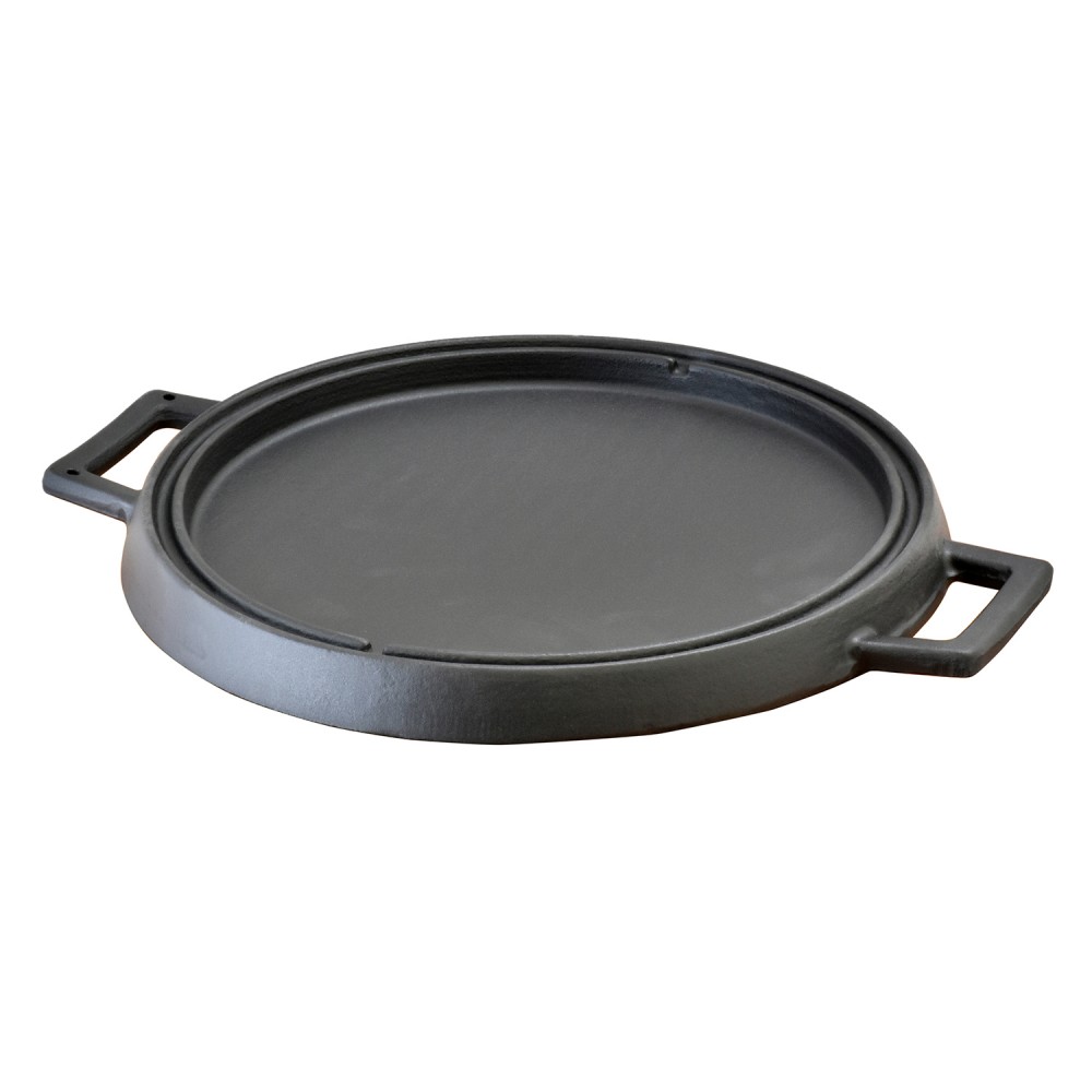 Lava Griddle Yuvarlak 28 cm Çift Taraflı (Bir taraf oluklu diğer taraf düz) ( LV ECO GT 28 T25 )