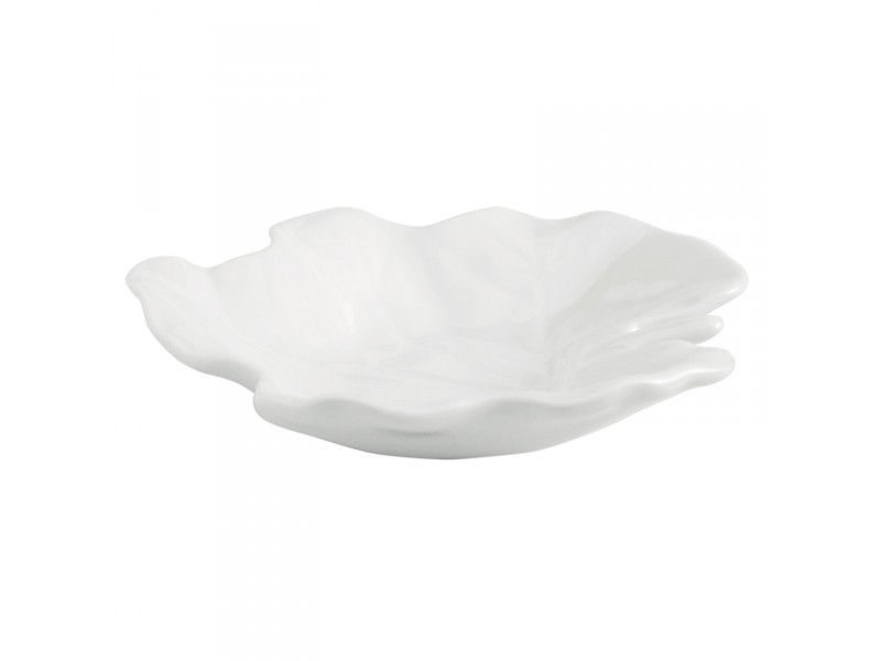 Güral Porselen 25 cm Yaprak Kase Dekorsuz (GR25YKS00)