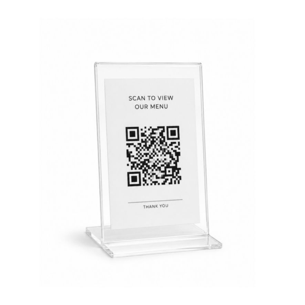 Groovy (BRD-A7-T )T Tipi Masaüstü Karekod QR Stand 7,5 × 10 Cm