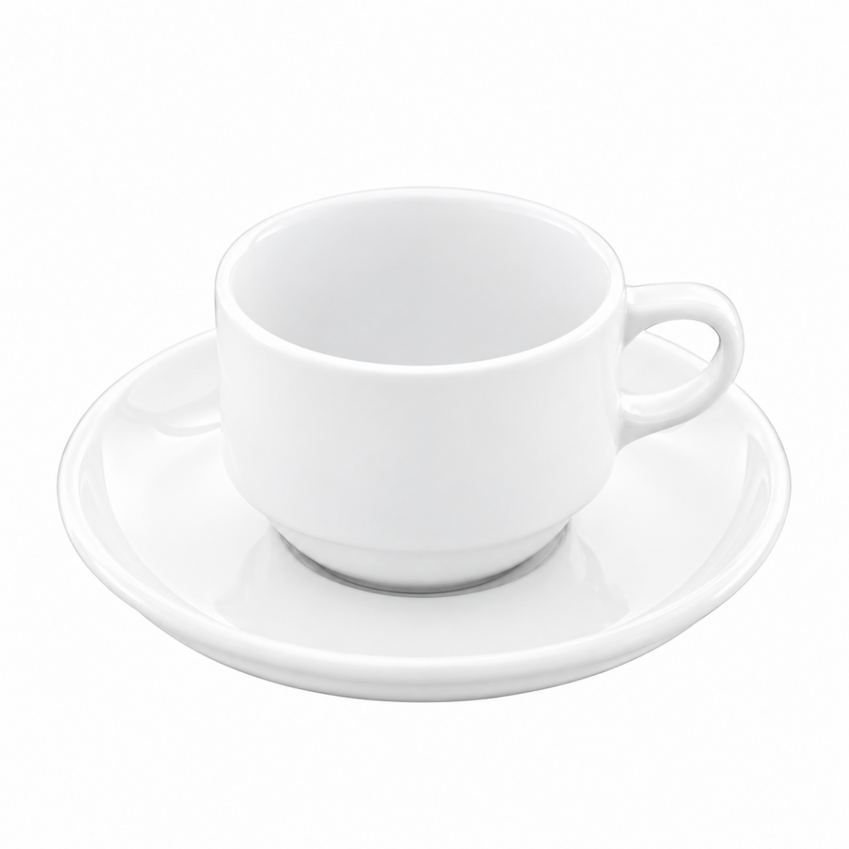 Güral EO02EK00 EO Espresso Fincanı Tabaklı Dekorsuz , 90 cc Güral EO02EK00 EO Espresso Fincanı Tabaklı Dekorsuz , 90 cc
