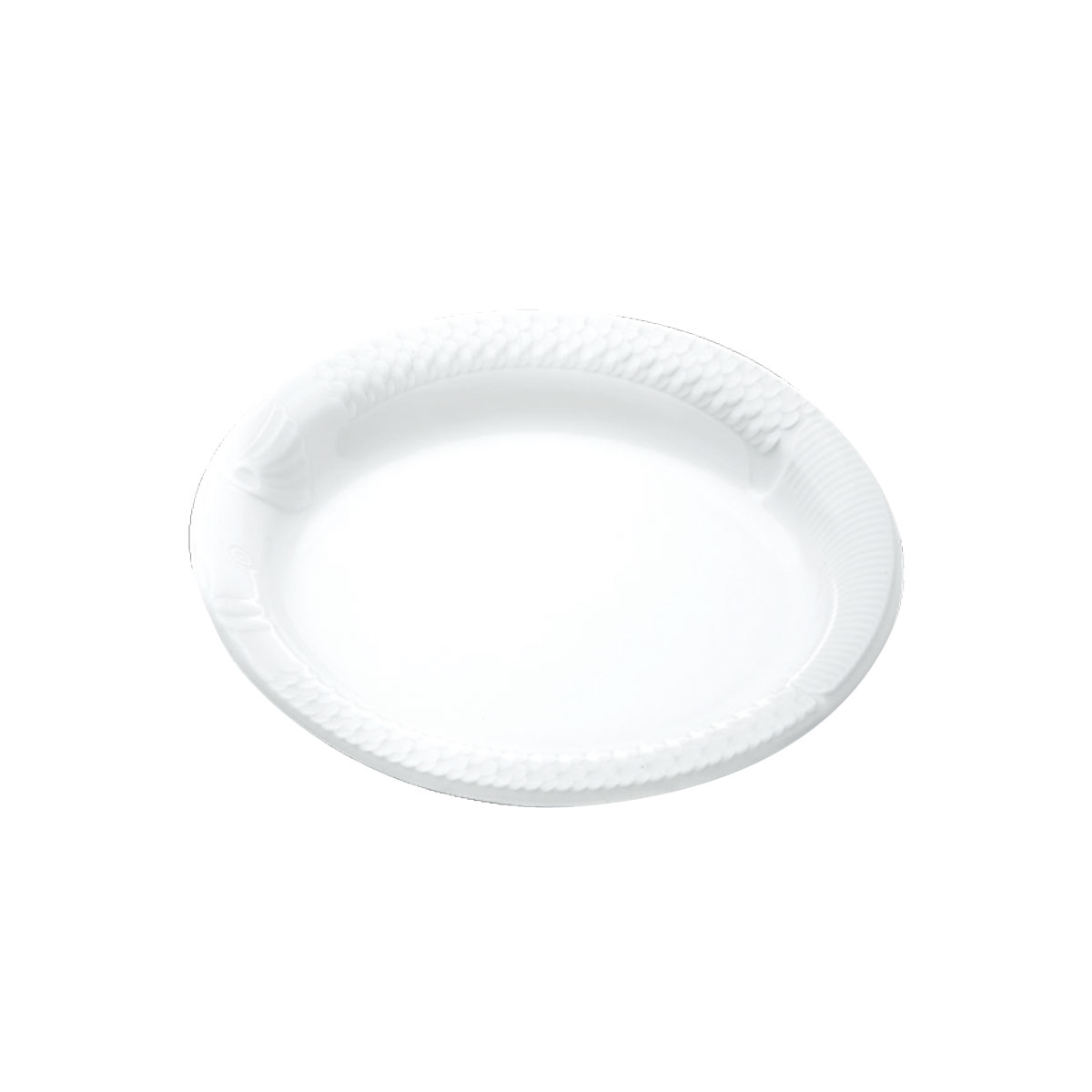 Güral Porselen Balık 25 Cm Düz Tabak Dekorsuz (BLK25DU00)