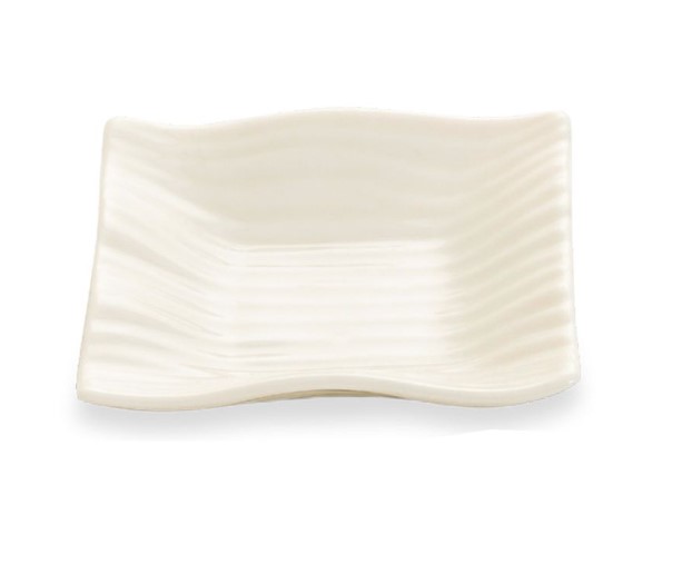 Güral Porselen Dekoratif 10 Cm Dalgalı Sos Tabağı (DKR10DST00) Güral Porselen Dekoratif 10 Cm Dalgalı Sos Tabağı (DKR10DST00)