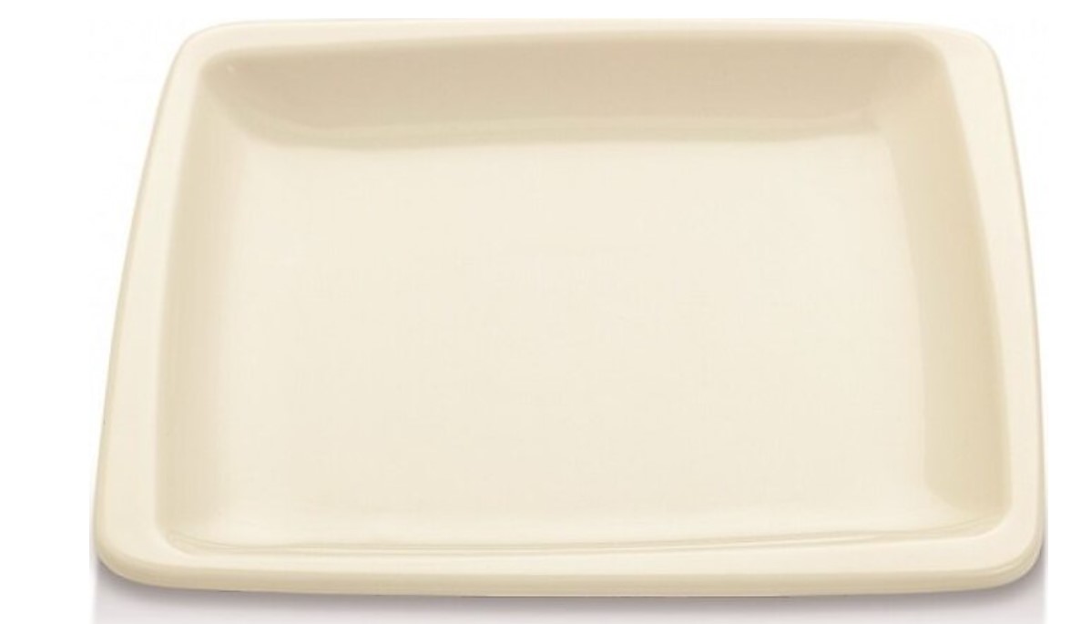 Güral Porselen GBS Orlando 25x25 cm Düz Tabak Dekorsuz ( GBSORD25X25DU00 )