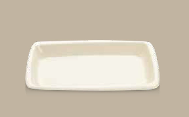 Güral Porselen GBS Orlando 37*25 cm Kayık Tabak Dekorsuz ( GBSORD37X25KY00 )