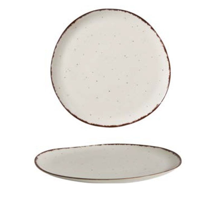 Güral Porselen GBS Rodin 20 cm Düz Tabak Side (GBSRD20DU58)