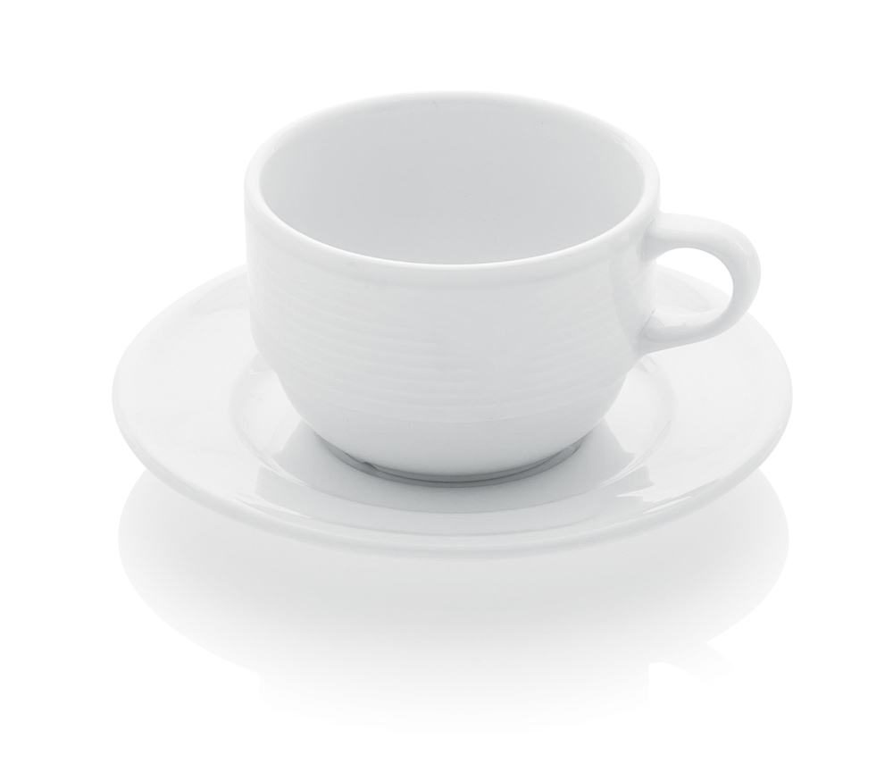 Güral Porselen Satürn Neskafe Fincanı Tabaklı Dekorsuz , 170 cc ( STR023C00 )