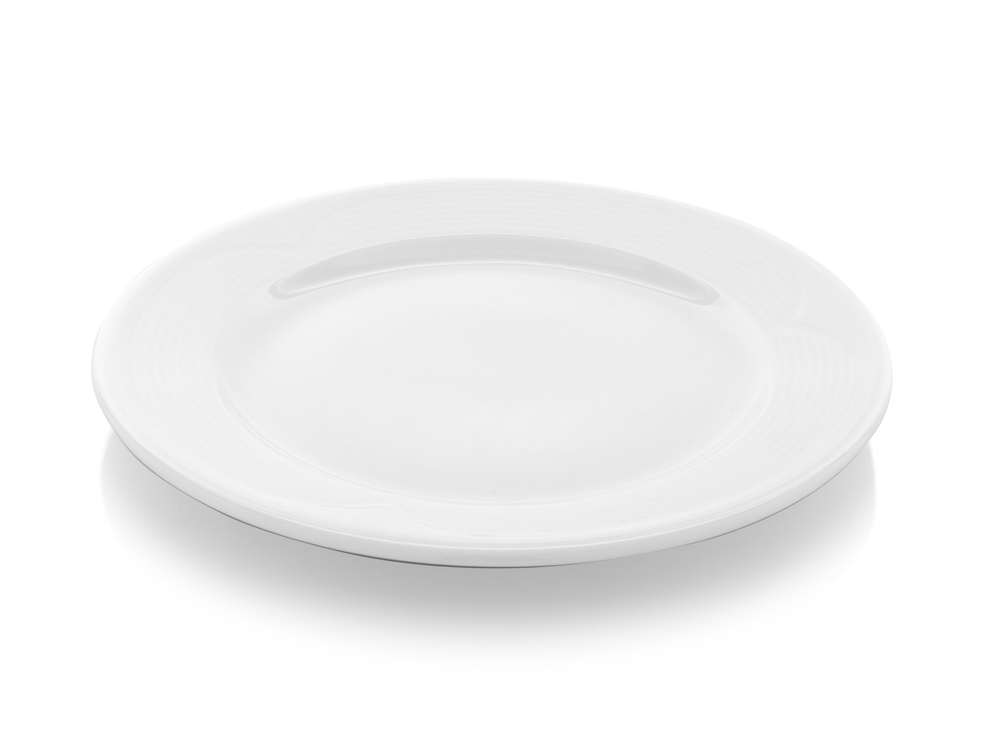 Güral porselen Satürn 24 cm Düz Tabak Dekorsuz ( STR24DU00 )