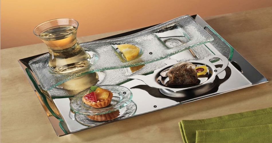 Güren Çay Tepsi  27*37cm ( TPS-V-2737 ) Güren Çay Tepsi  27*37cm ( TPS-V-2737 )