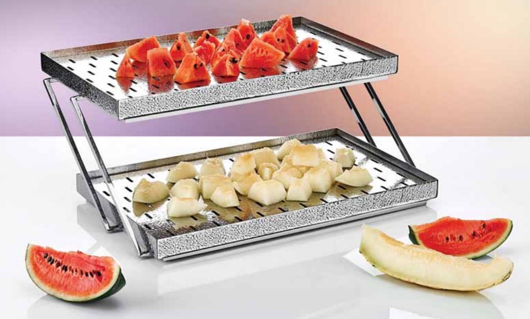 Güren Meyvelik Karpuz Standı 2 Katlı 32*53 Tepsili ( STN-KRP-2K-3253 )
