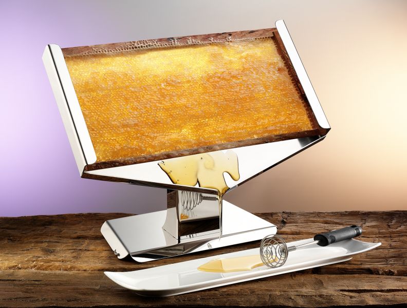 Güren Petek Bal Standı Şelale Satine (45*25cm H:30cm) Güren Petek Bal Standı Şelale Satine (45*25cm H:30cm)