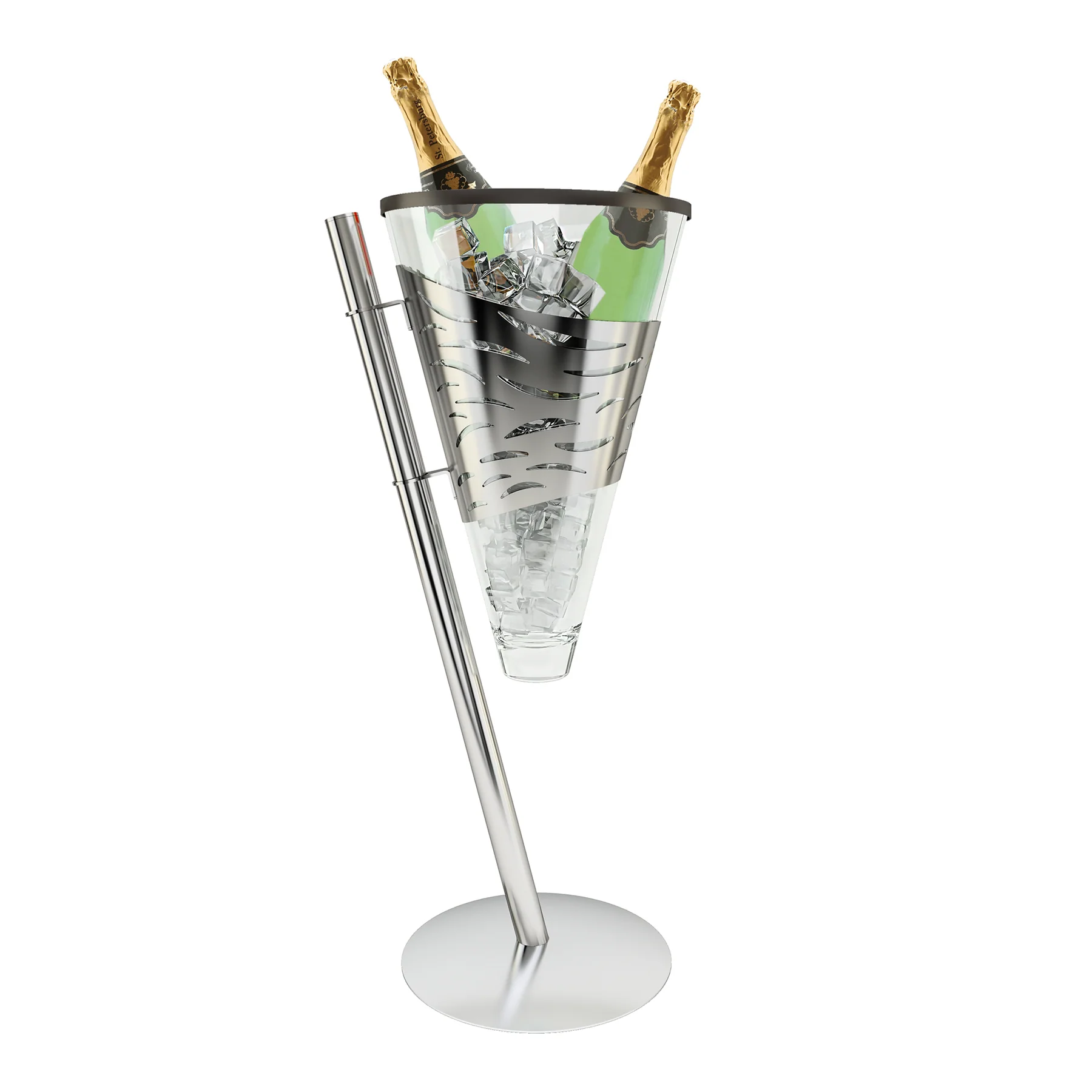 Güren Şampanya Kova Standı-Konik Camlı ( STN-SMP-CVL-CM ) Güren Şampanya Kova Standı-Konik Camlı ( STN-SMP-CVL-CM )