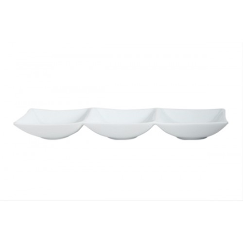 Güral Porselen Hong Kong 25x8 Cm 3 Lü Sos Tabağı Tabağı (HKG25X8ST00)