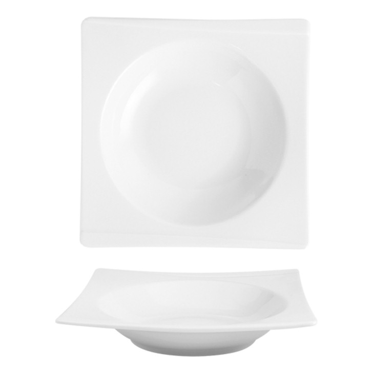 Güral Porselen Hong Kong Otel 28 Cm Çukur Tabak Dekorsuz (HKG28CK00)