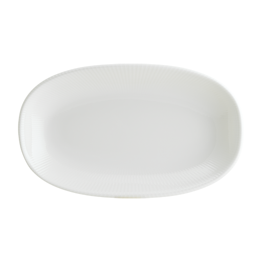Bonna İris White Gourmet 24 cm Oval Kayık Tabak