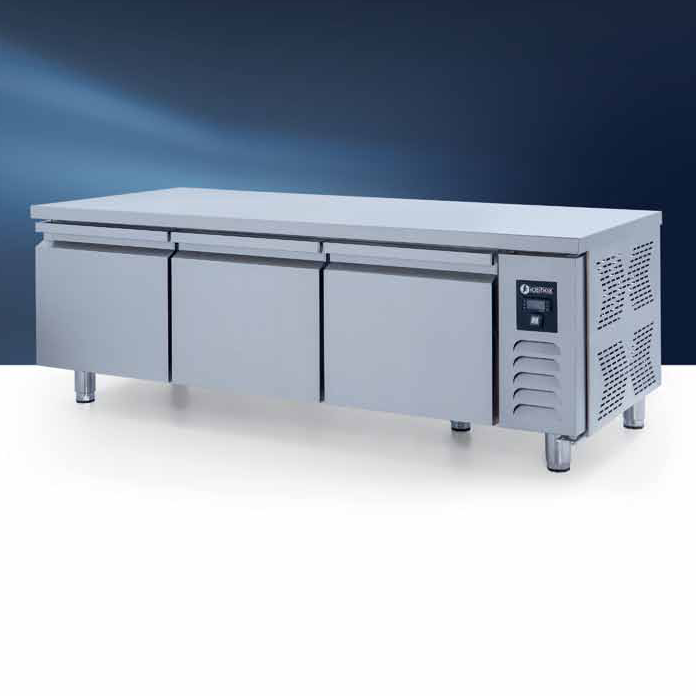 Iceinox Pişiricialtı Üç Kapılı Buzdolabı 200*70*60 cm  ( UTS 330 CR )