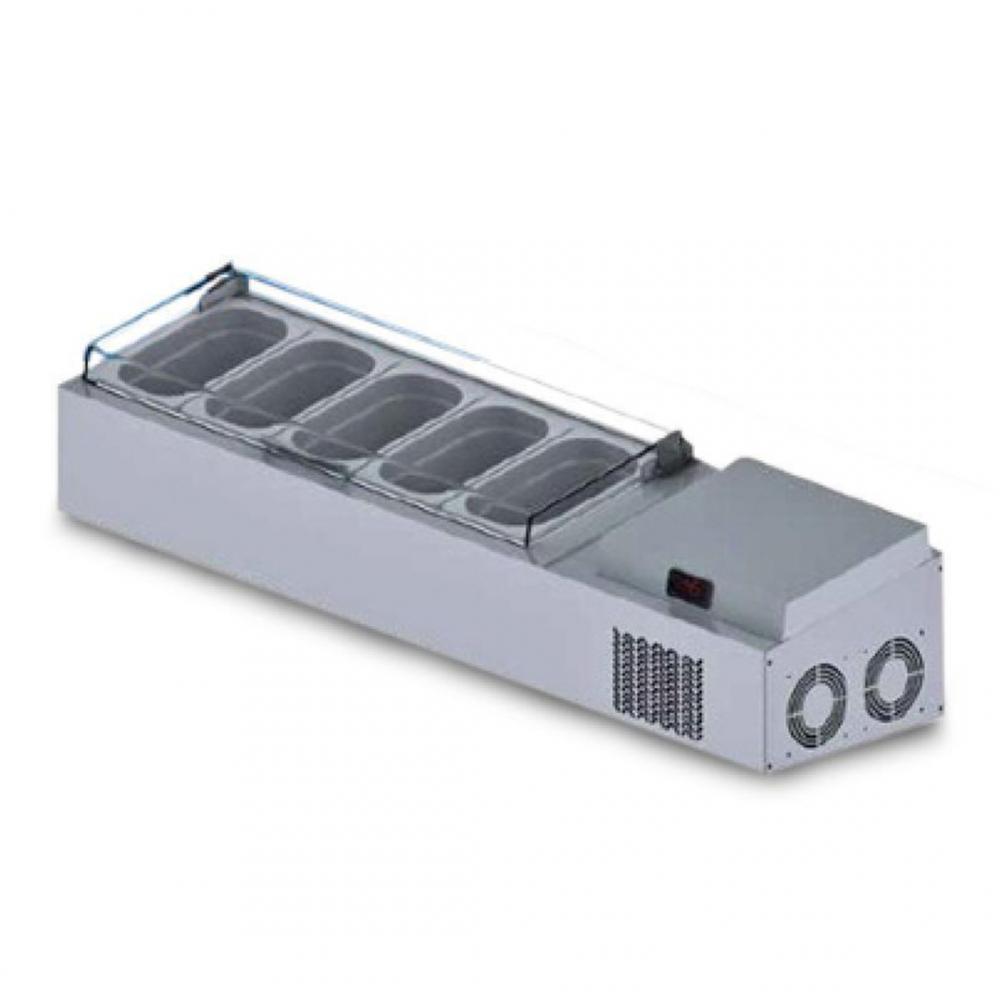 Iceinox Setüstü Pleksi Kapaklı  6'lı Saladbar 150*34*30 Cm ( VTP 150 PL ) Iceinox Setüstü Pleksi Kapaklı  6'lı Saladbar 150*34*30 Cm ( VTP 150 PL )