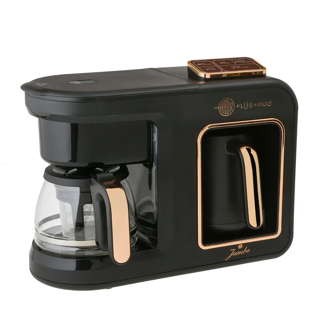 Jumbo Hatır Plus Mod 5 İn 1 Kahve Makinesi Black Copper (500.01.01.8940) Siyah Jumbo Hatır Plus Mod 5 İn 1 Kahve Makinesi Black Copper (500.01.01.8940) Siyah