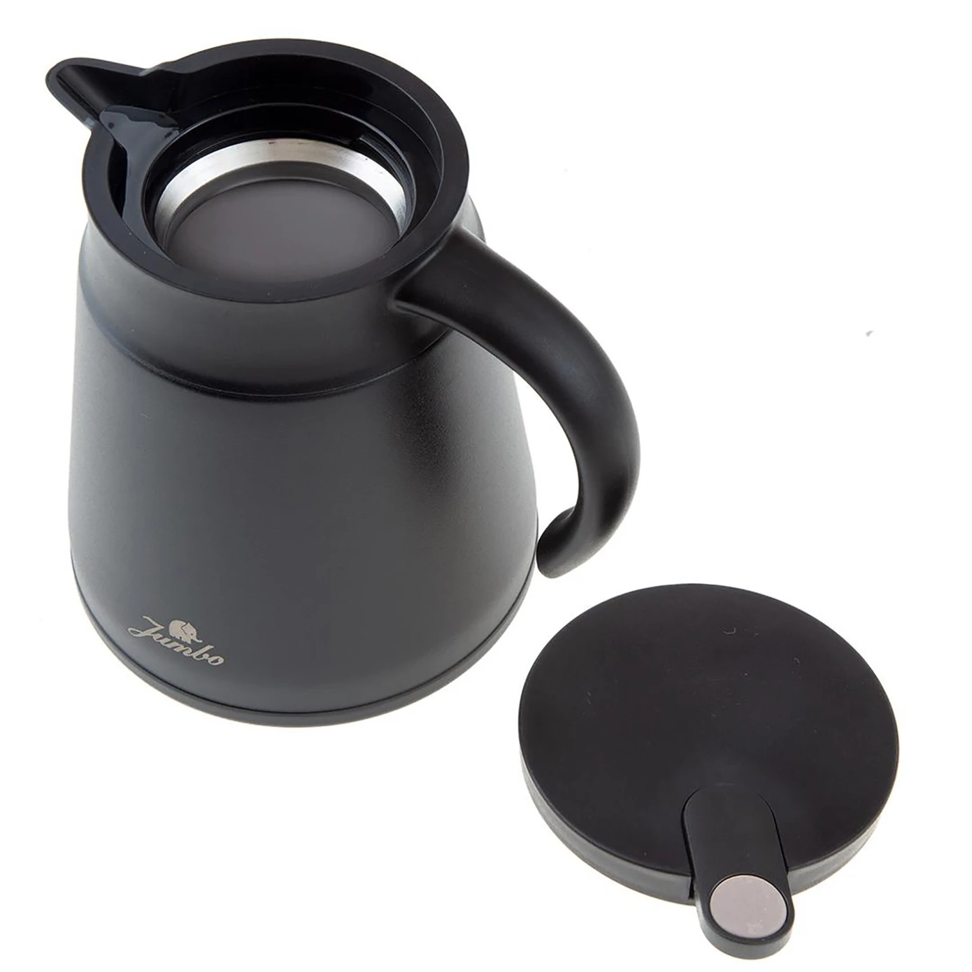 Jumbo Glory 5 Çelik Kahve Termo Pot Siyah Size: 170*131*165mm (JHGL1700) Jumbo Glory 5 Çelik Kahve Termo Pot Siyah Size: 170*131*165mm (JHGL1700)