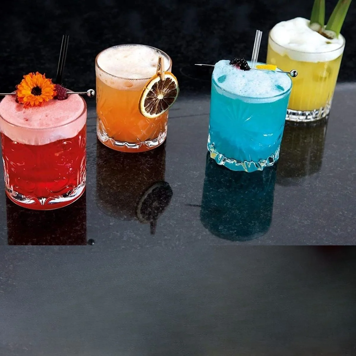 Jumbo RCR Mixology 4 lü Bardak Seti Jumbo RCR Mixology 4 lü Bardak Seti