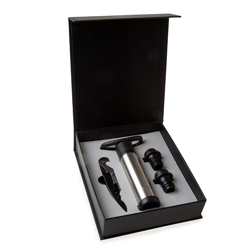 Jumbo Wineart Kutulu Şarap Vakum Seti Jumbo Wineart Kutulu Şarap Vakum Seti