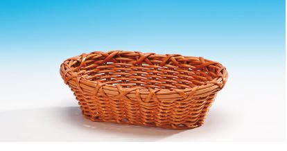 Zicco Küçük Oval Plastik Ekmek Sepeti , koyu ( B-OV-4153-22B )