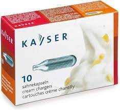 Kayser Krema Şarj Kapsülü 8 g 10'lu- Şanti Sifonu Tüpü Kayser Krema Şarj Kapsülü 8 g 10'lu- Şanti Sifonu Tüpü