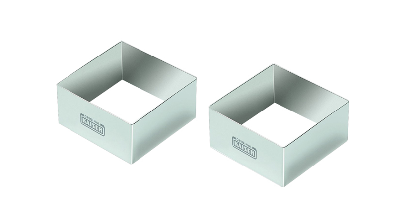 Kaiser Picantini 18/10 Kare 8 Cm 2 Li Kalıp (OR645773)