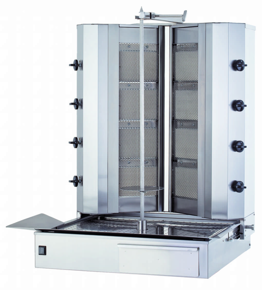 Kalitegaz 4+4 Radyanlı Gazlı Döner Ocağı (KLG 224-V)
