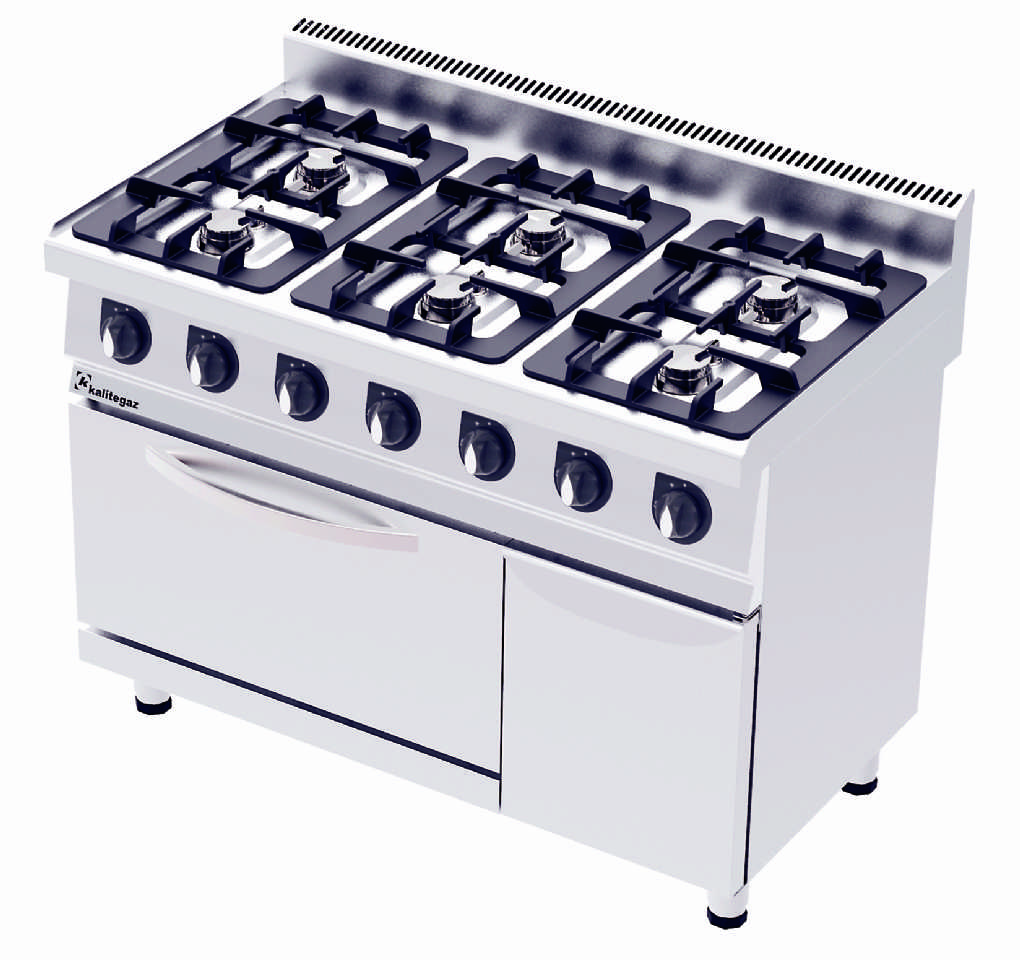 Kalitegaz Gazlı Kuzine 6 Ocaklı 1200*70*90 (CO1270G)