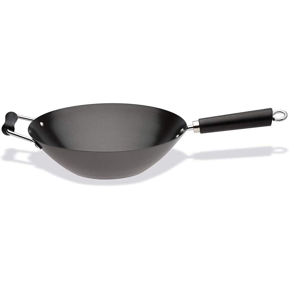 Kenhom Karbon Çelik Yapışmaz Wok Tava 35 Cm (DKB KH435001) Kenhom Karbon Çelik Yapışmaz Wok Tava 35 Cm (DKB KH435001)