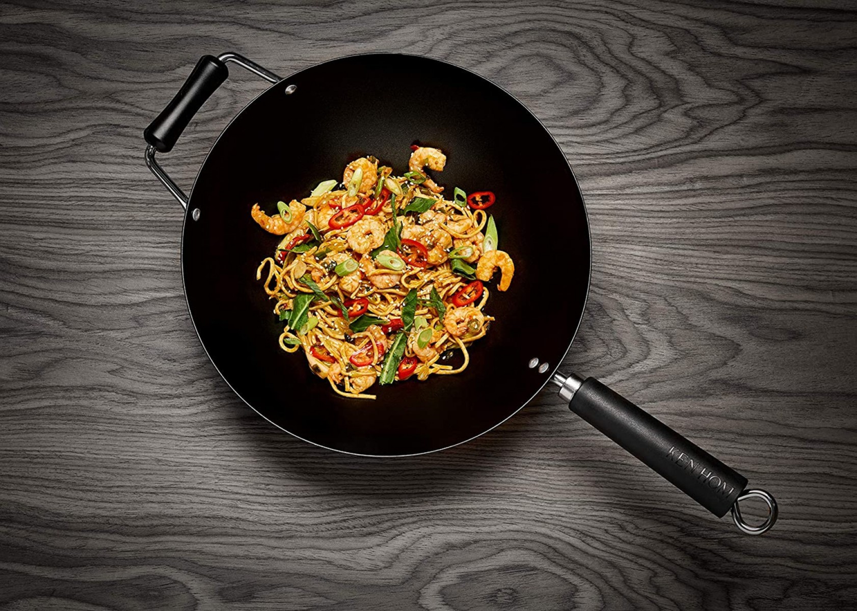 Kenhom Karbon Çelik Yapışmaz Wok Tava 35 Cm (DKB KH435001) Kenhom Karbon Çelik Yapışmaz Wok Tava 35 Cm (DKB KH435001)