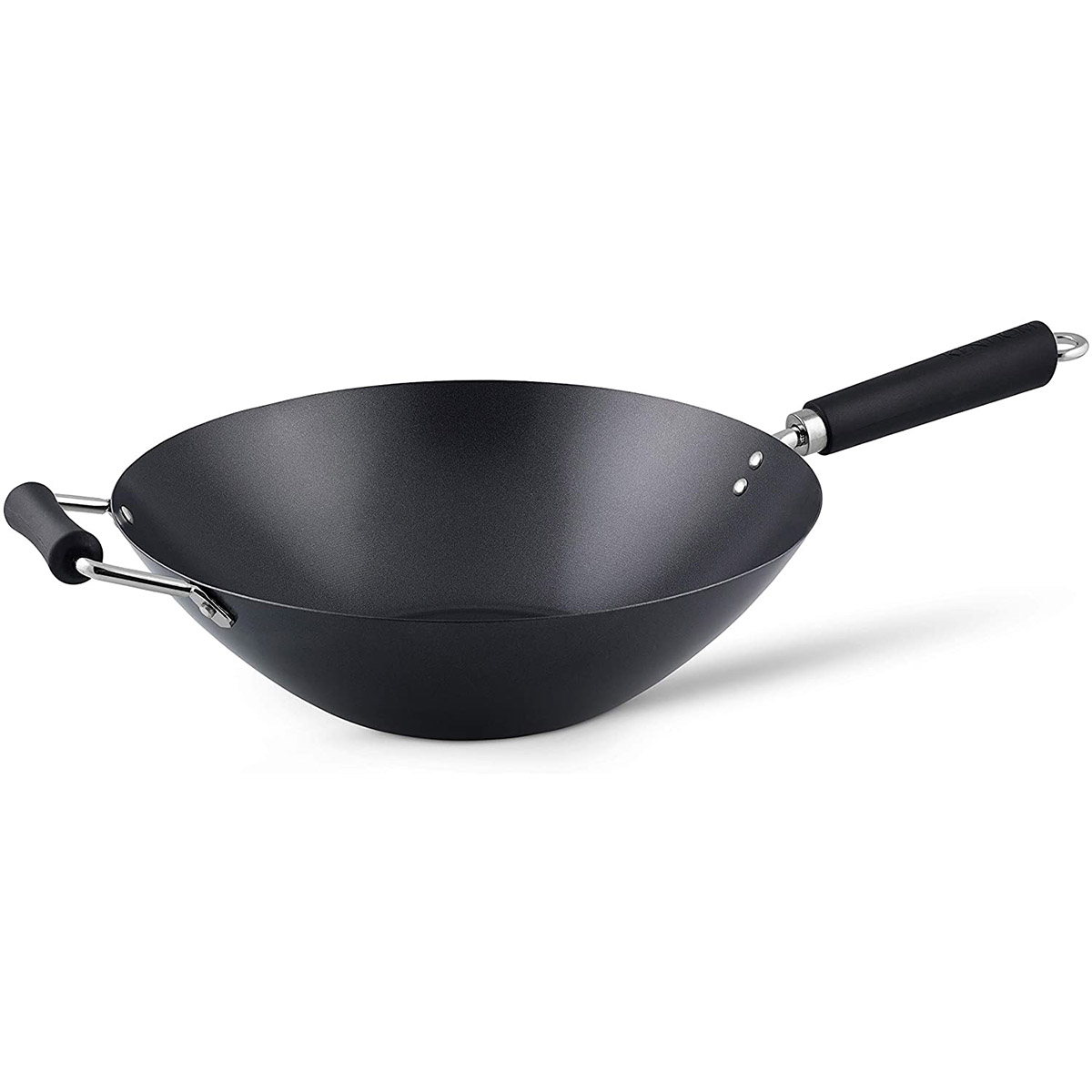 Kenhom Karbon Çelik Yapışmaz Wok Tava 35 Cm (DKB KH435001) Kenhom Karbon Çelik Yapışmaz Wok Tava 35 Cm (DKB KH435001)