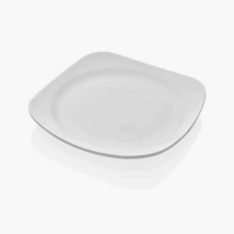 Külsan Bergama 28 cm Thermoset Kare Düz Tabak (4128)