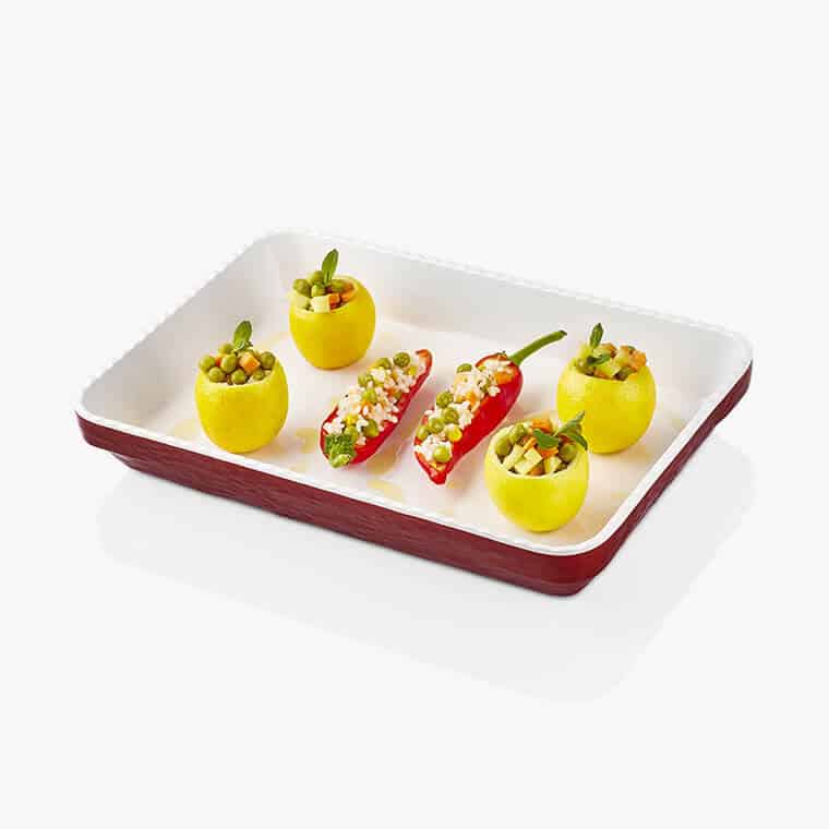 Külsan Kırmızı Meze Küveti 36*24 Cm ( 21136.R )