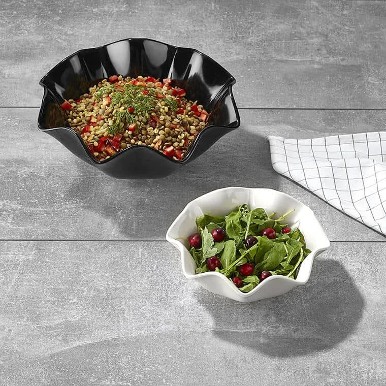 Külsan Rosa 28 cm Dalgalı Kase (10228) Külsan Rosa 28 cm Dalgalı Kase (10228)