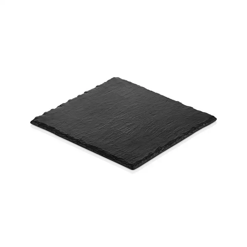 Külsan Siyah Mermer Efektli 25*25 cm Kare Pano Sunum Tabak Külsan Siyah Mermer Efektli 25*25 cm Kare Pano Sunum Tabak