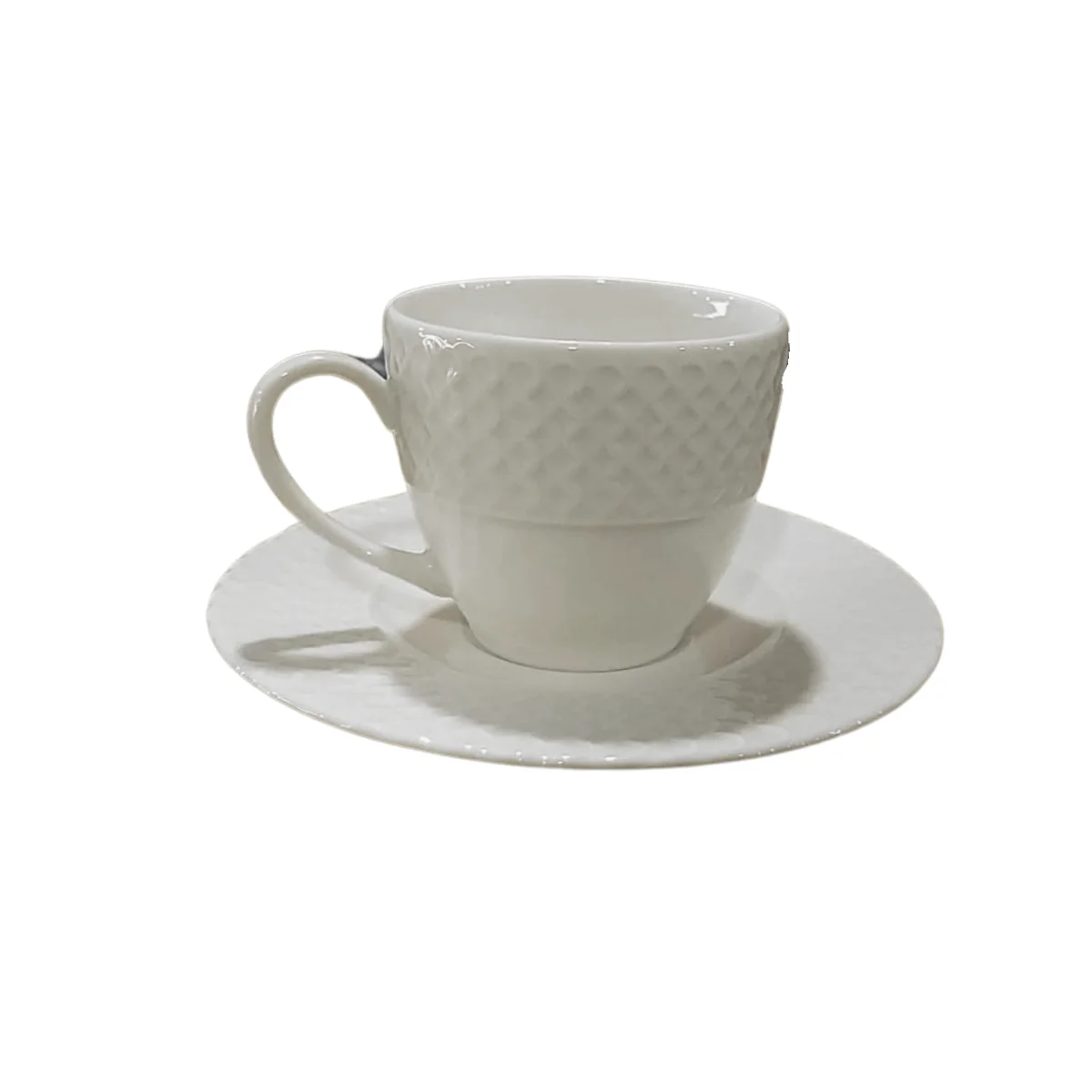 Kütahya Porselen Bone Iron Çay Fincanı Tabaklı 180cc Kütahya Porselen Bone Iron Çay Fincanı Tabaklı 180cc