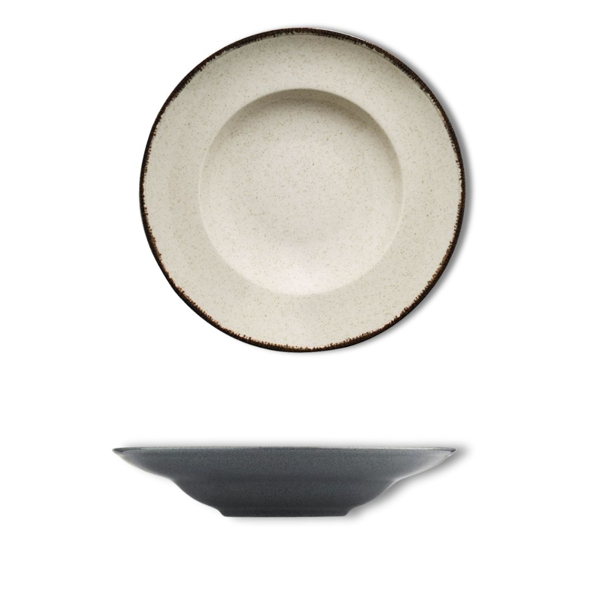 Kütahya Porselen Colorx Rs 27 Cm Spagetti Tabağı Pearl 02 Tarçın (CXRS27SPT730P02)