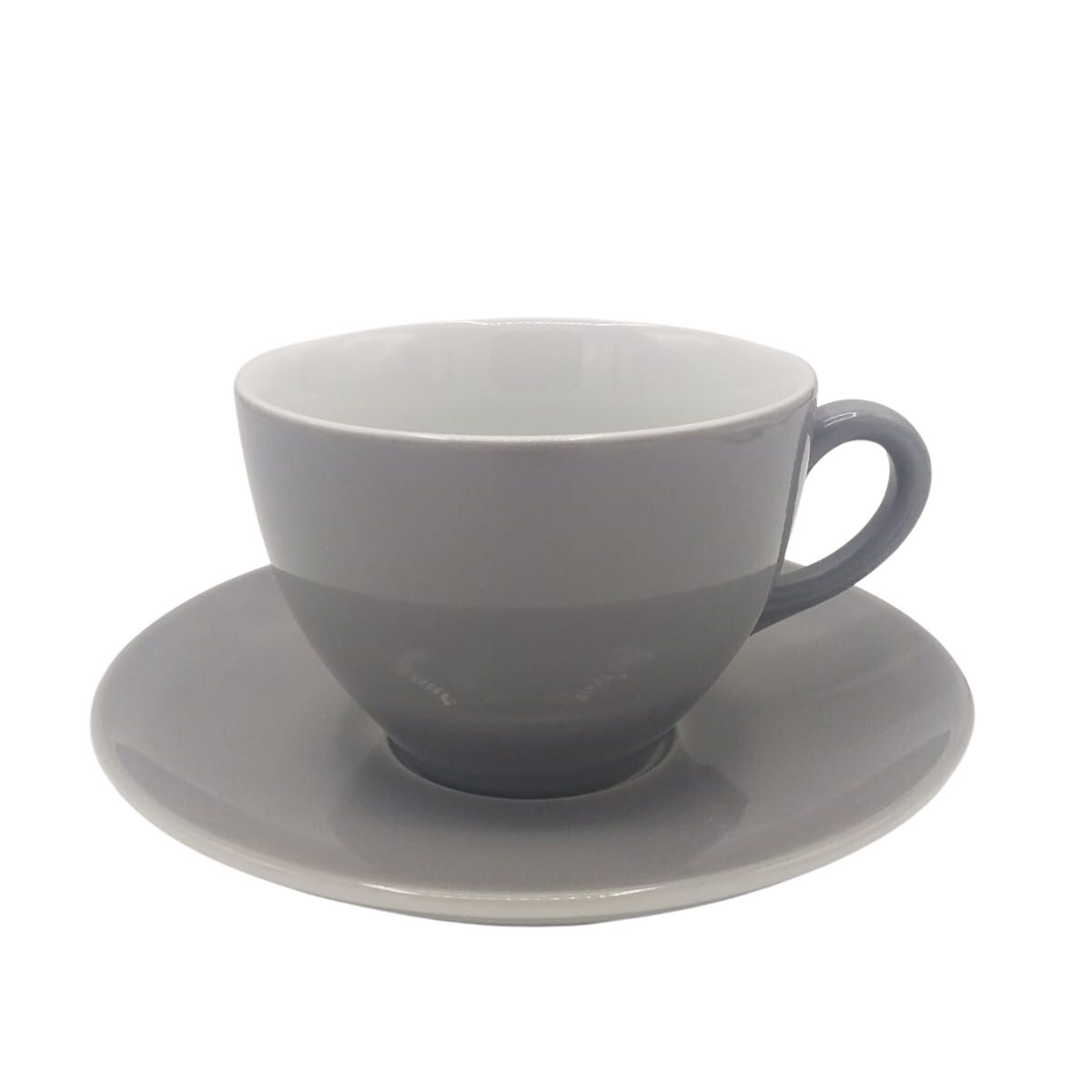 Kütahya Porselen Lima Çay Fincanı Tabaklı Pistole Boyalı Gri (LM02CT14006) Kütahya Porselen Lima Çay Fincanı Tabaklı Pistole Boyalı Gri (LM02CT14006)