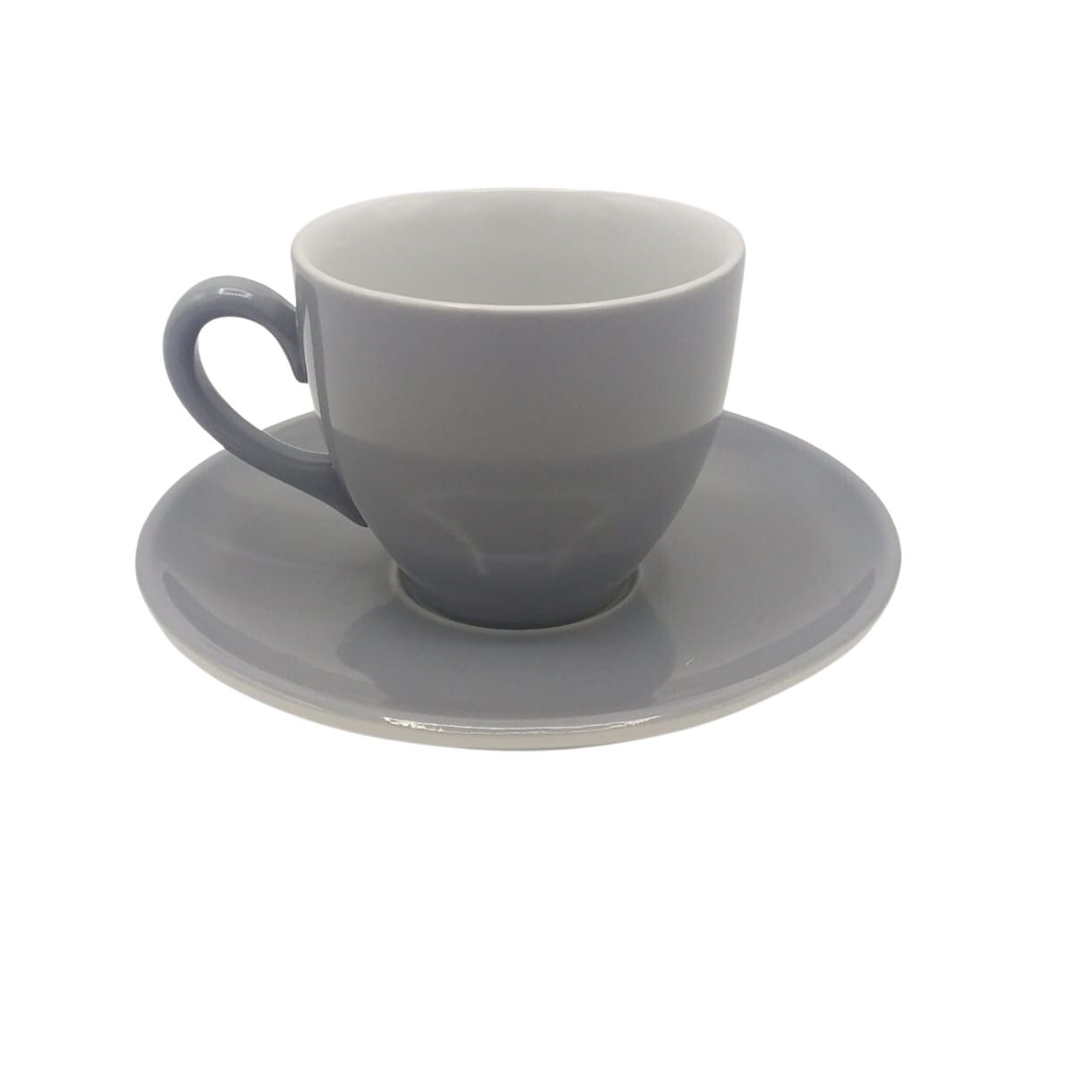 Kütahya Porselen Lima Kahve Fincanı 100cc Tabaklı Pistole Gri (LM02KT14006) Kütahya Porselen Lima Kahve Fincanı 100cc Tabaklı Pistole Gri (LM02KT14006)